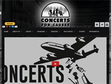 Tablet Screenshot of concertsforcausesinc.org